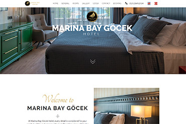 Marina Bay Göcek Hotel Website Tasarımı