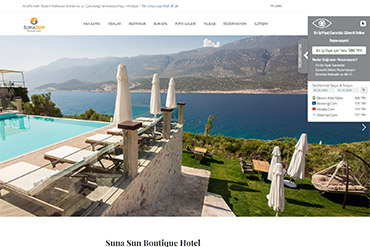 Sunasun Butik Hotel Website Tasarımı